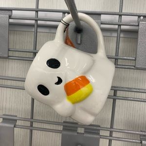 Brand new Ghost mug with candy corn